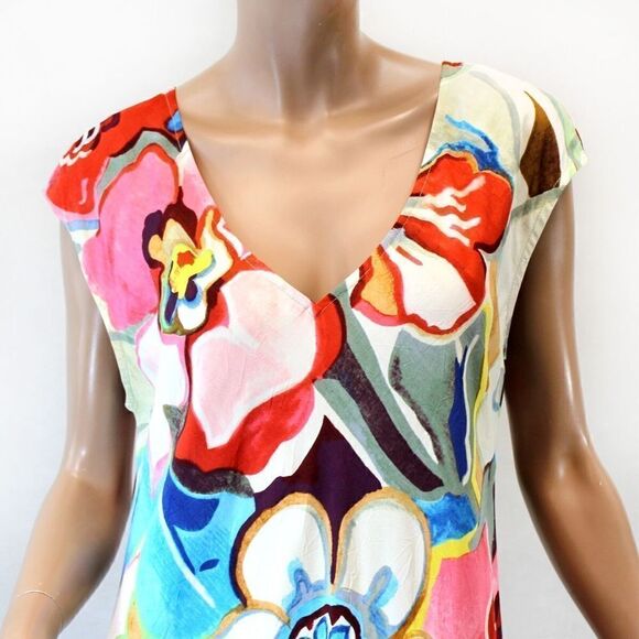 Jams World Sherry Dress Tavern Print Sundress XS - Picture 3 of 9